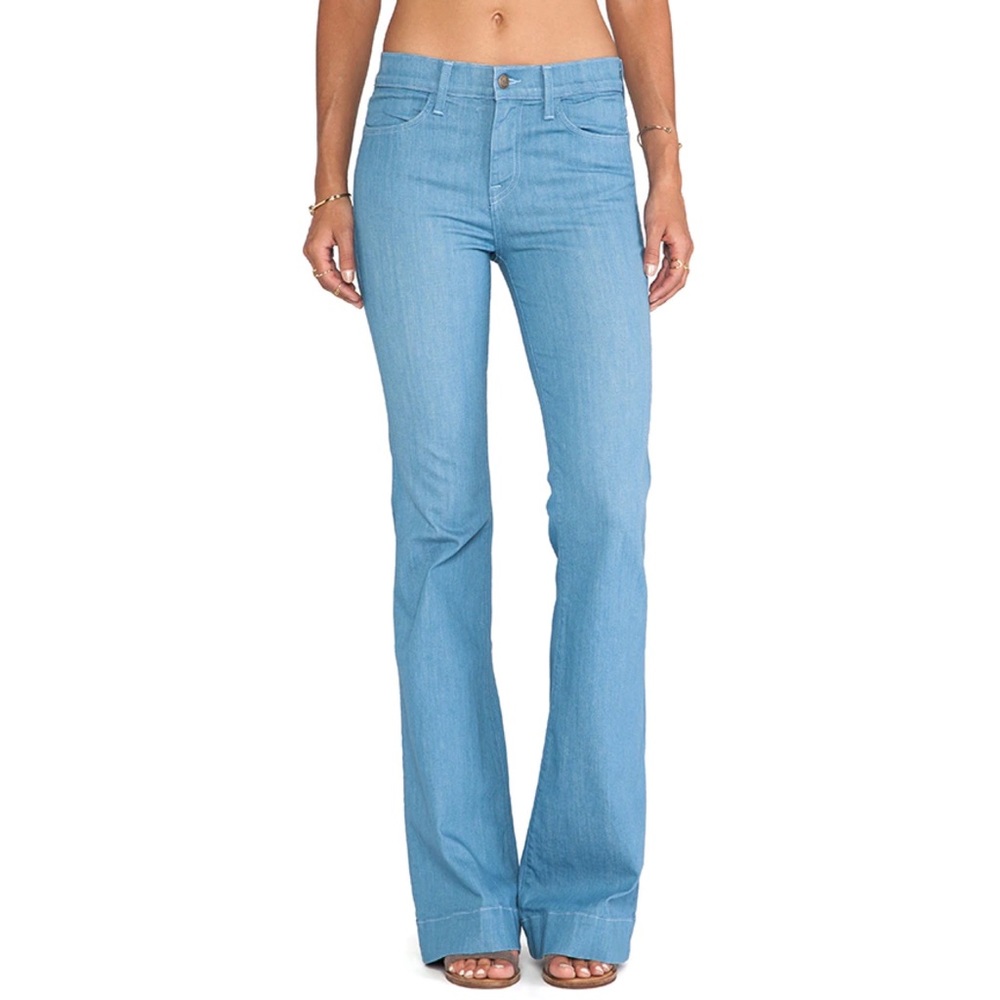 Wildfox Couture Farrah High Rise Flare Jeans